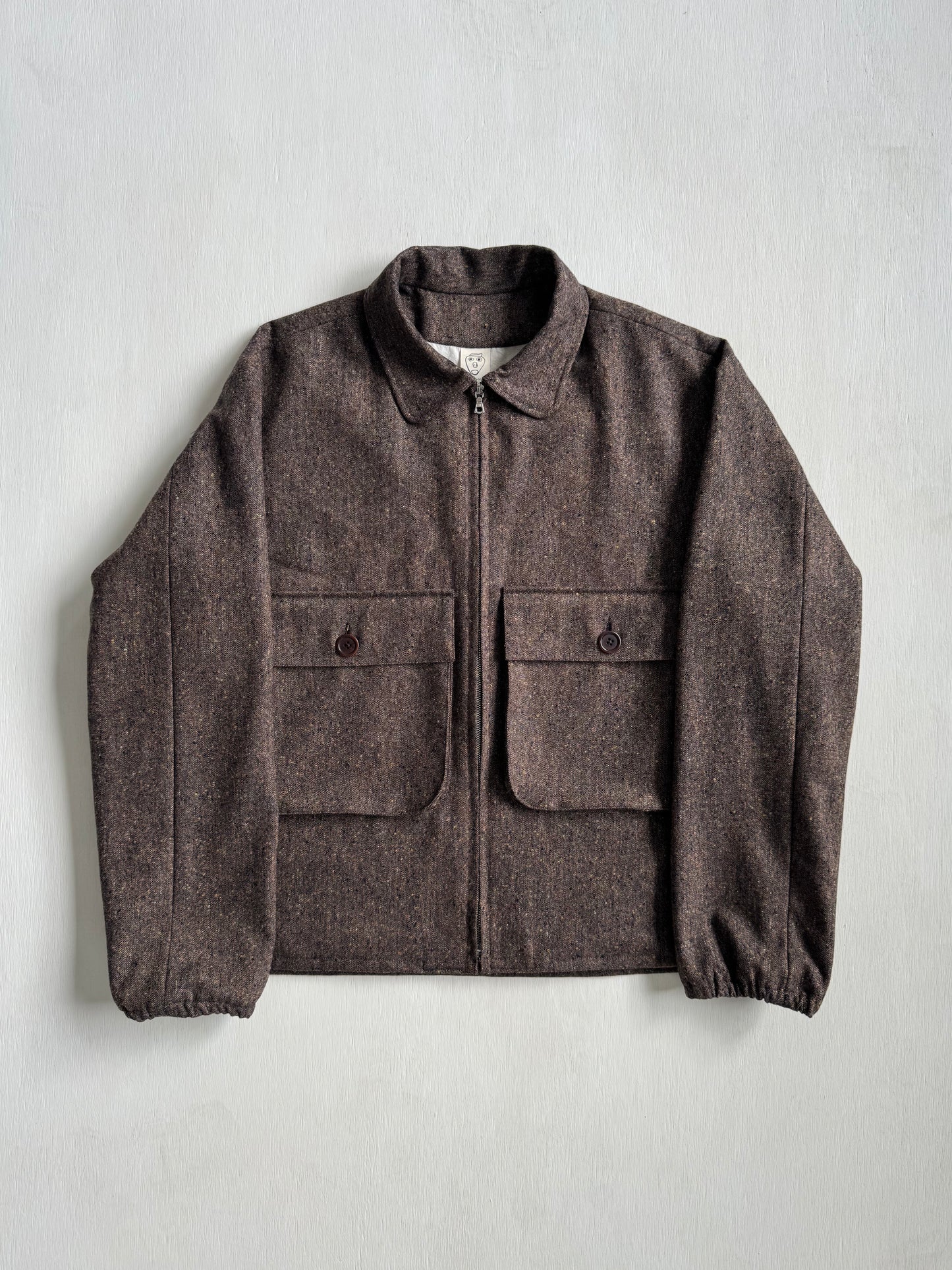 Fishing Jacket in Speckled Tweed