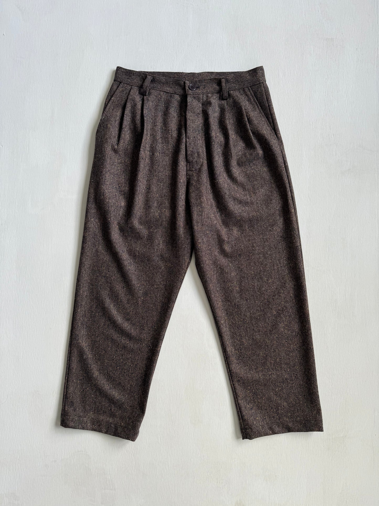 Dress Pants in Speckled Tweed