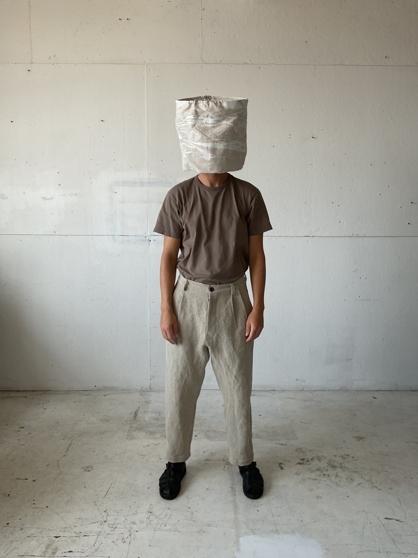Dress Pants in Heavy Organic Linen