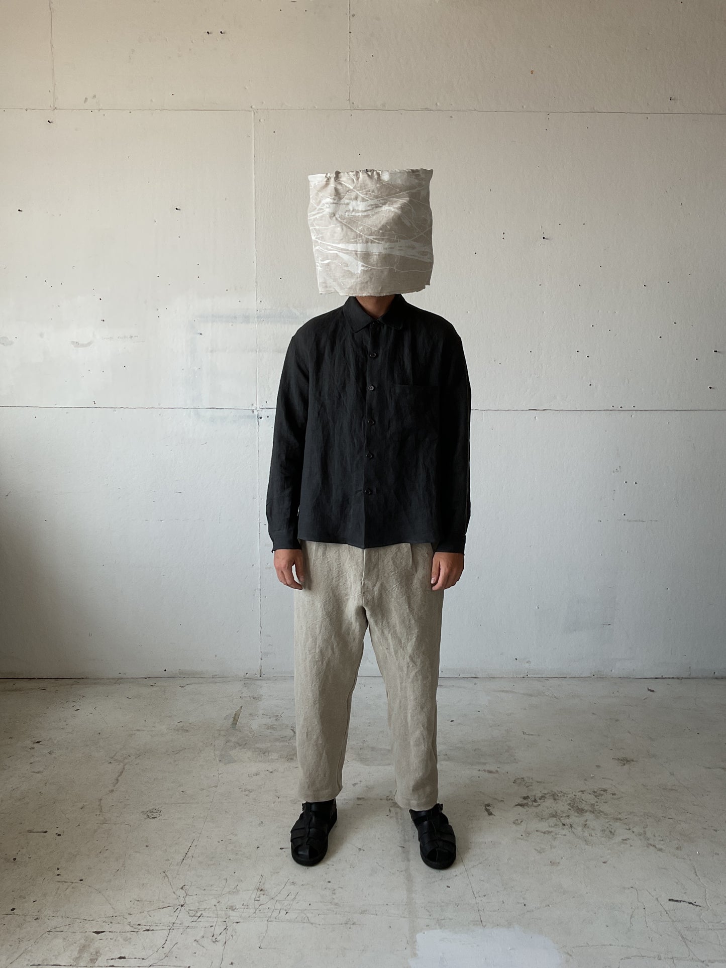 Tent Shirt in Linen Twill
