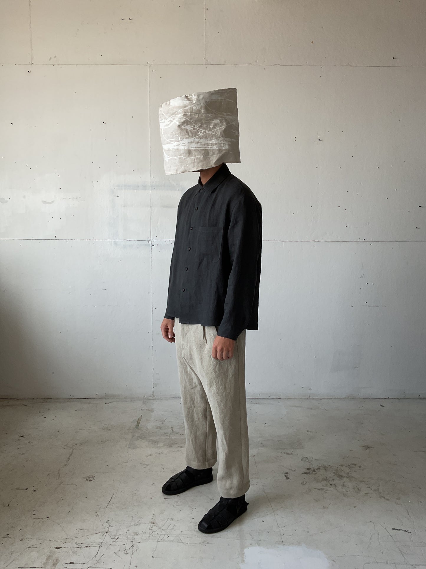 Tent Shirt in Linen Twill