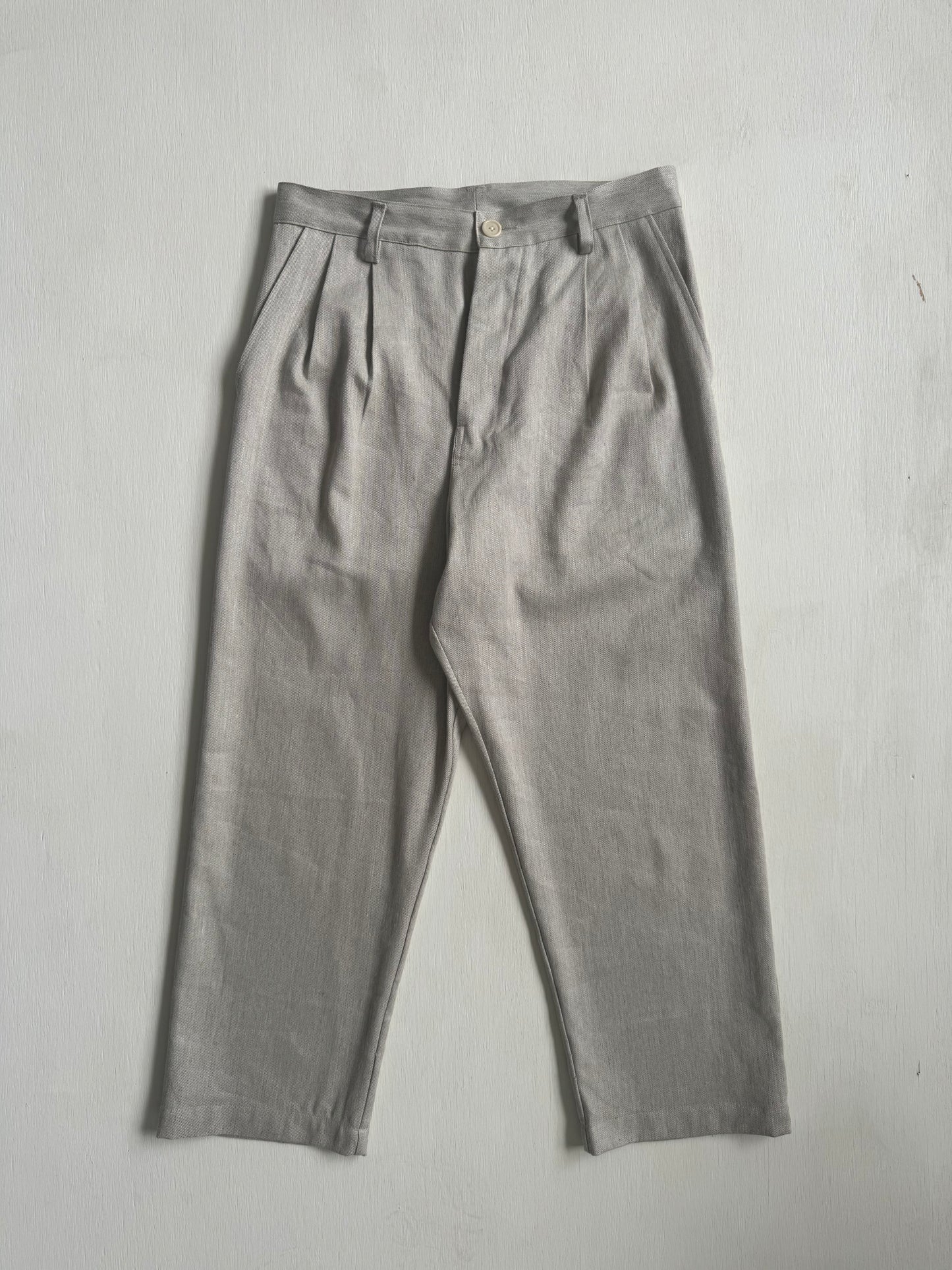 Dress Pants in Linen/Cotton Twill