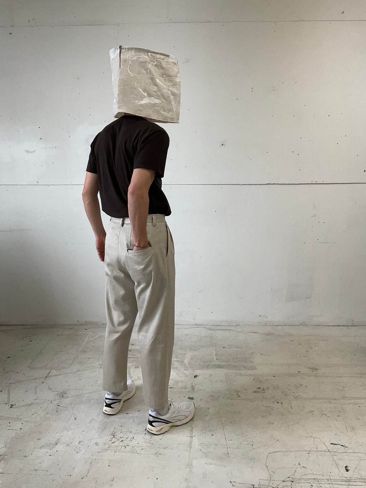 Dress Pants in Linen/Cotton Twill