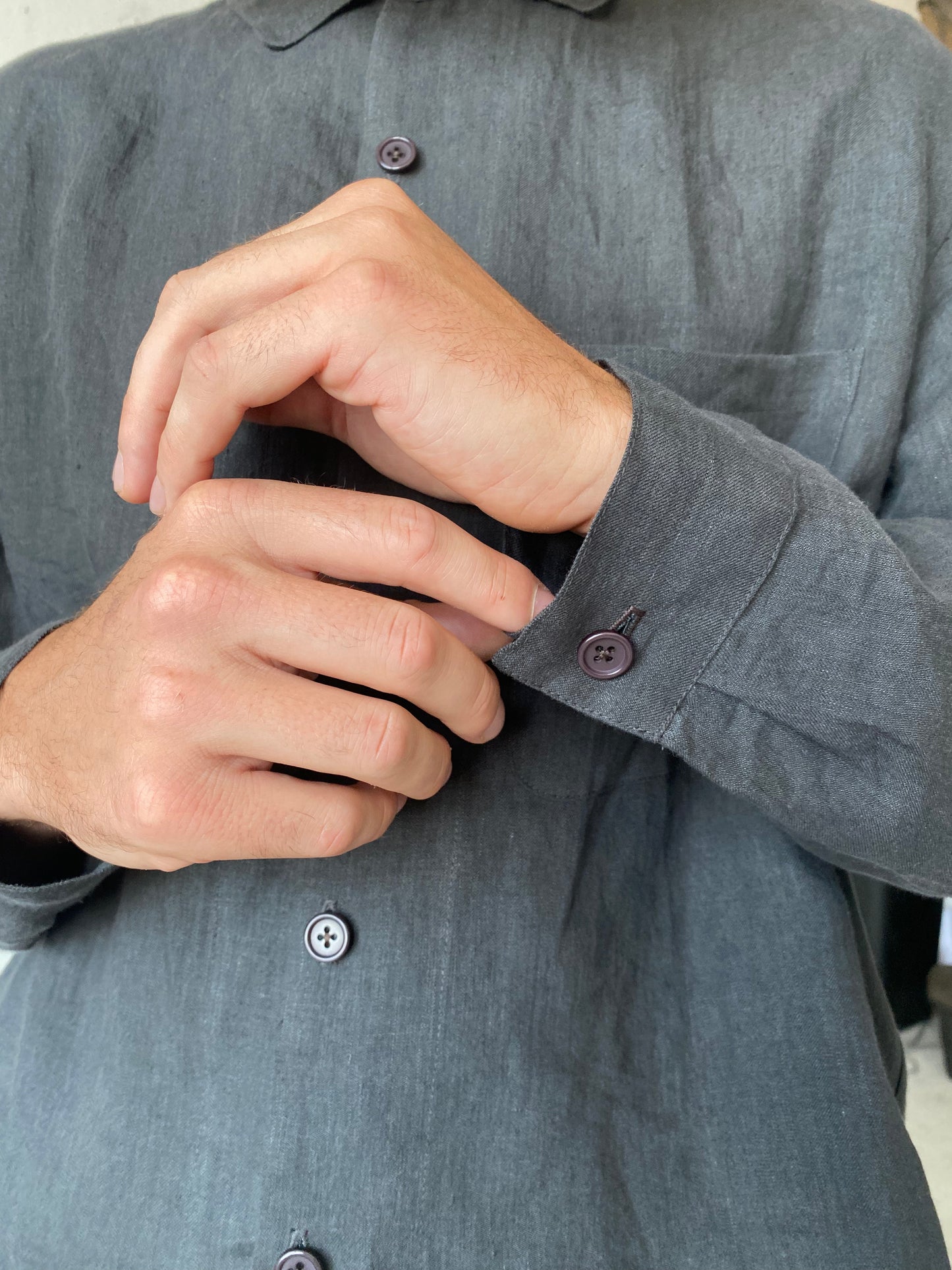 Tent Shirt in Linen Twill