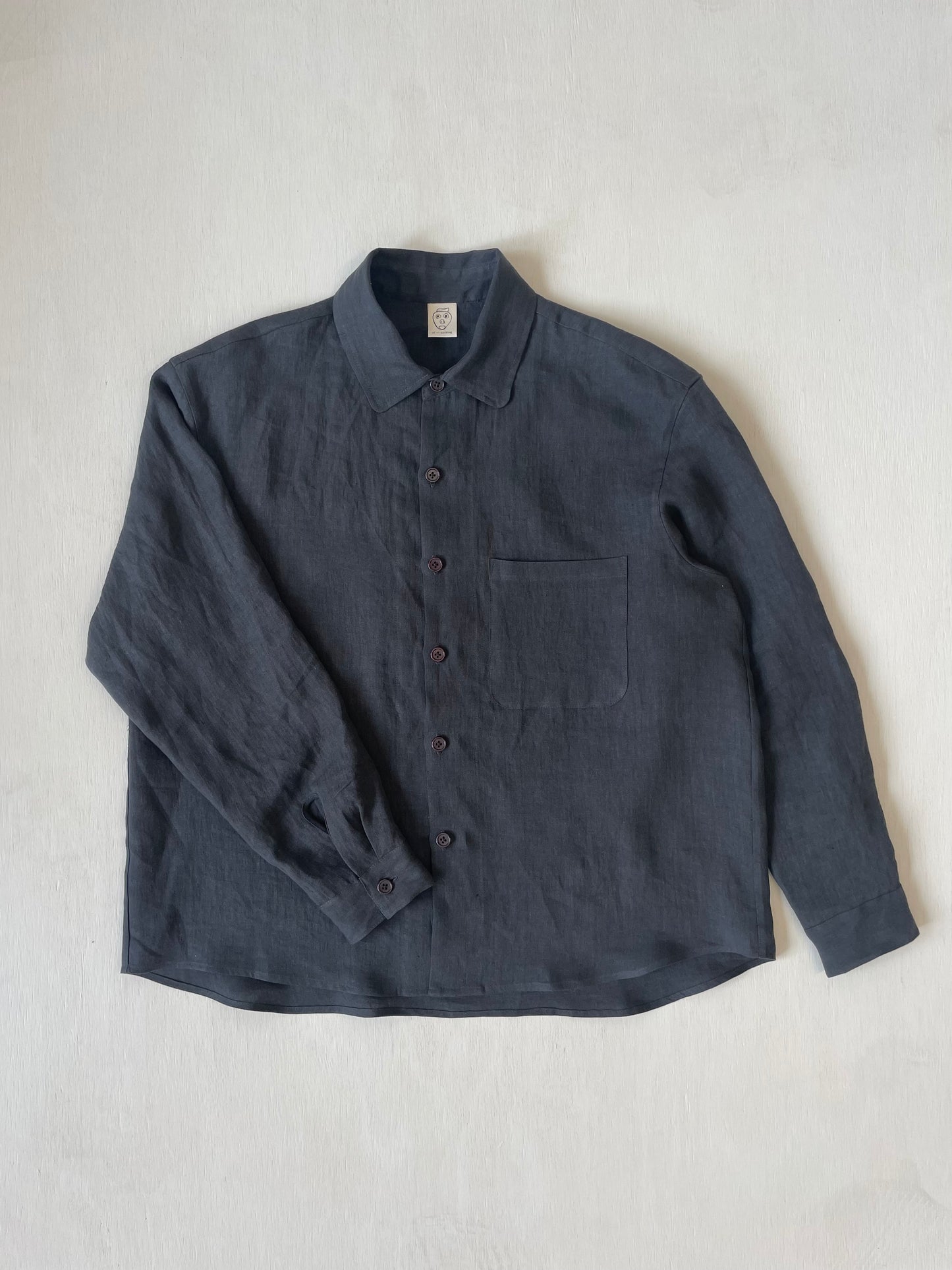 Tent Shirt in Linen Twill