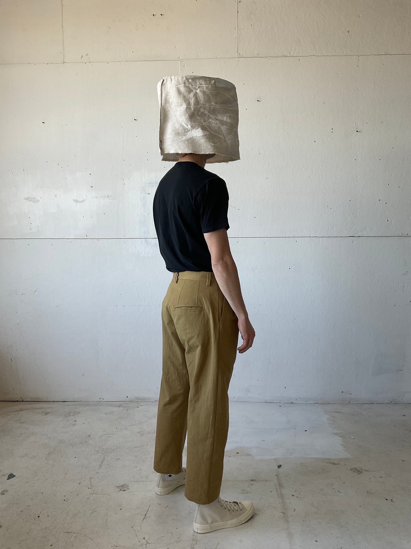 Dress Pants in Cotton Plain Weave