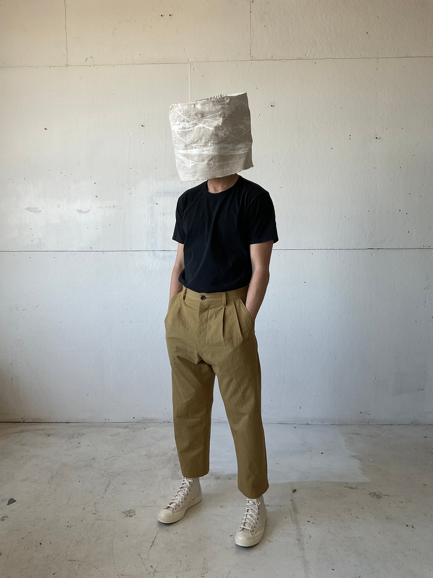Dress Pants in Cotton Plain Weave