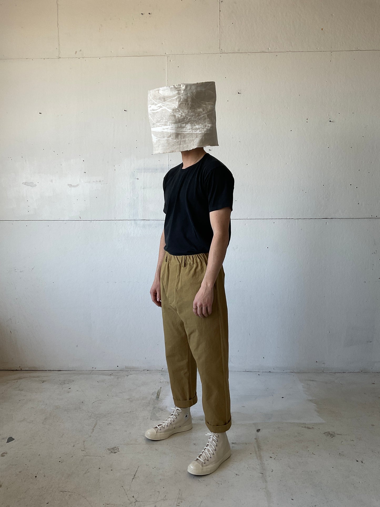 Work Pants in Cotton Plain Weave