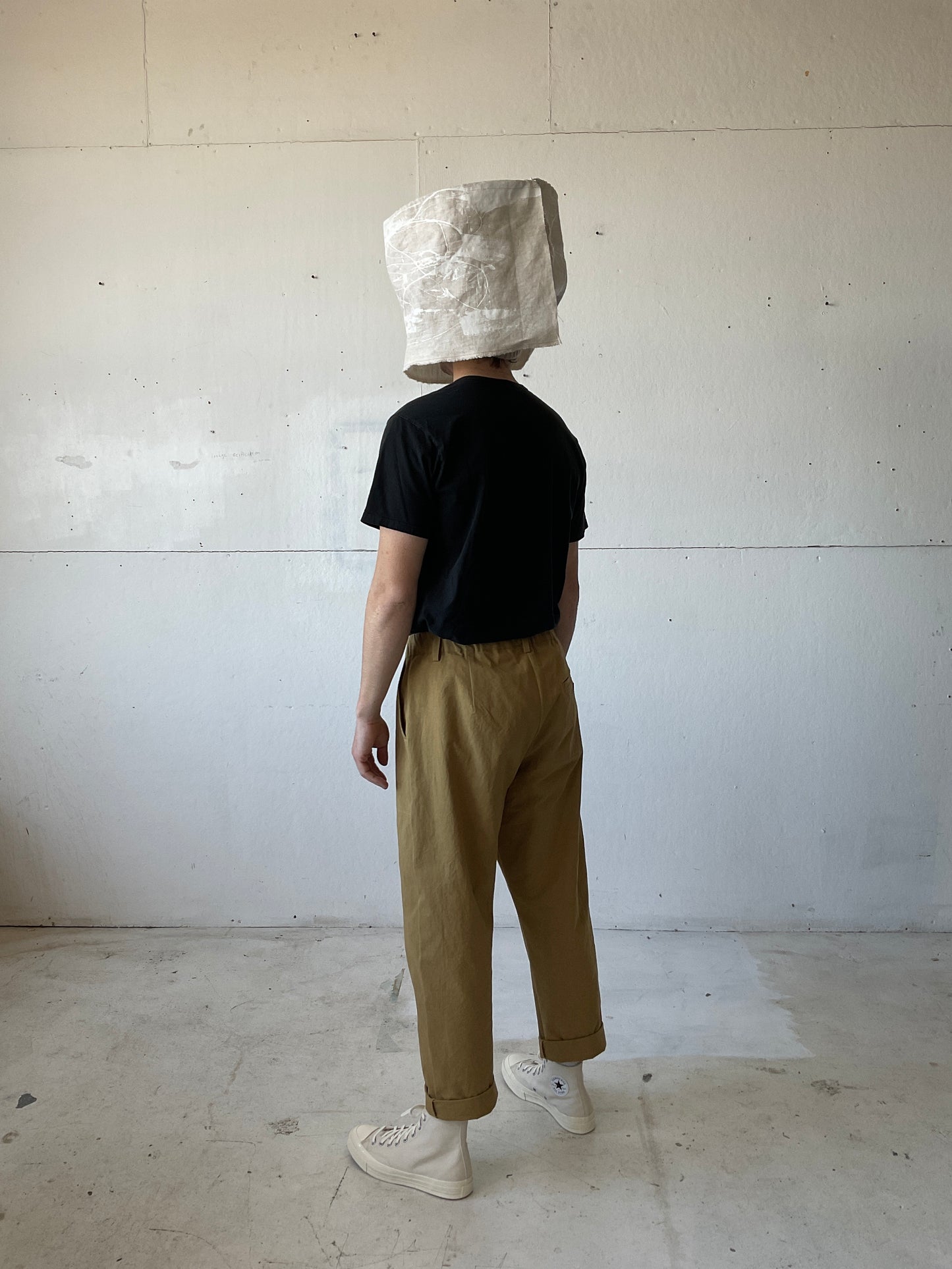 Work Pants in Cotton Plain Weave