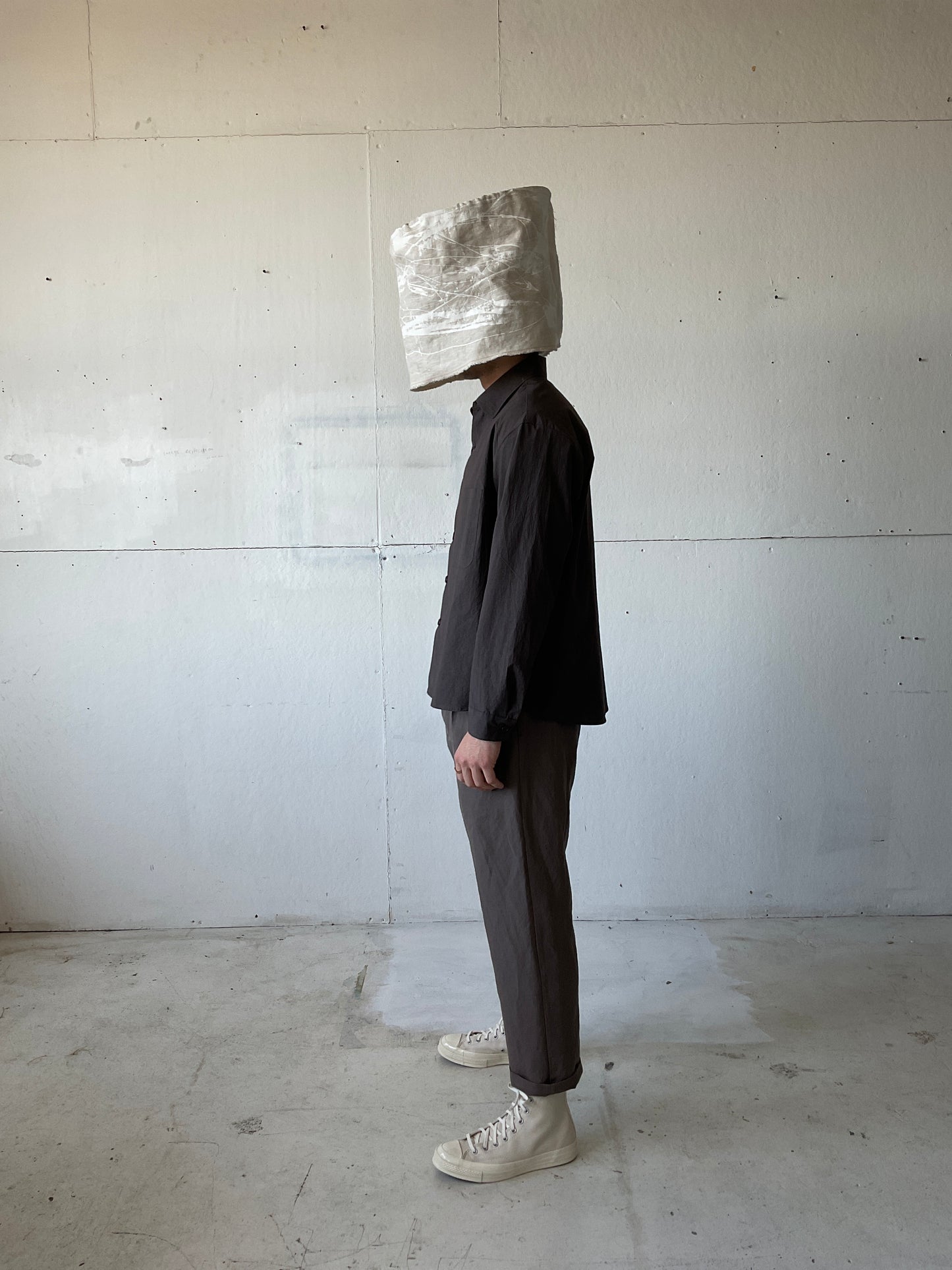 Tent Shirt in Cotton Typewriter Cloth