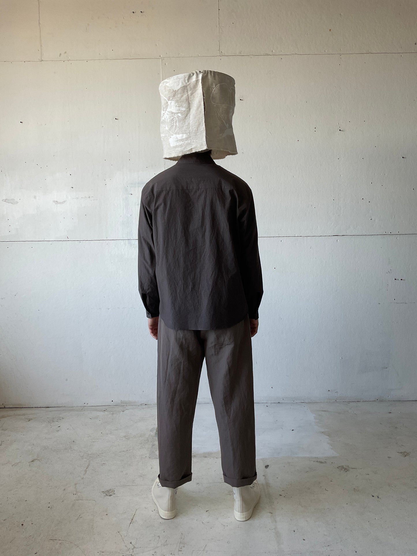 Tent Shirt in Cotton Typewriter Cloth
