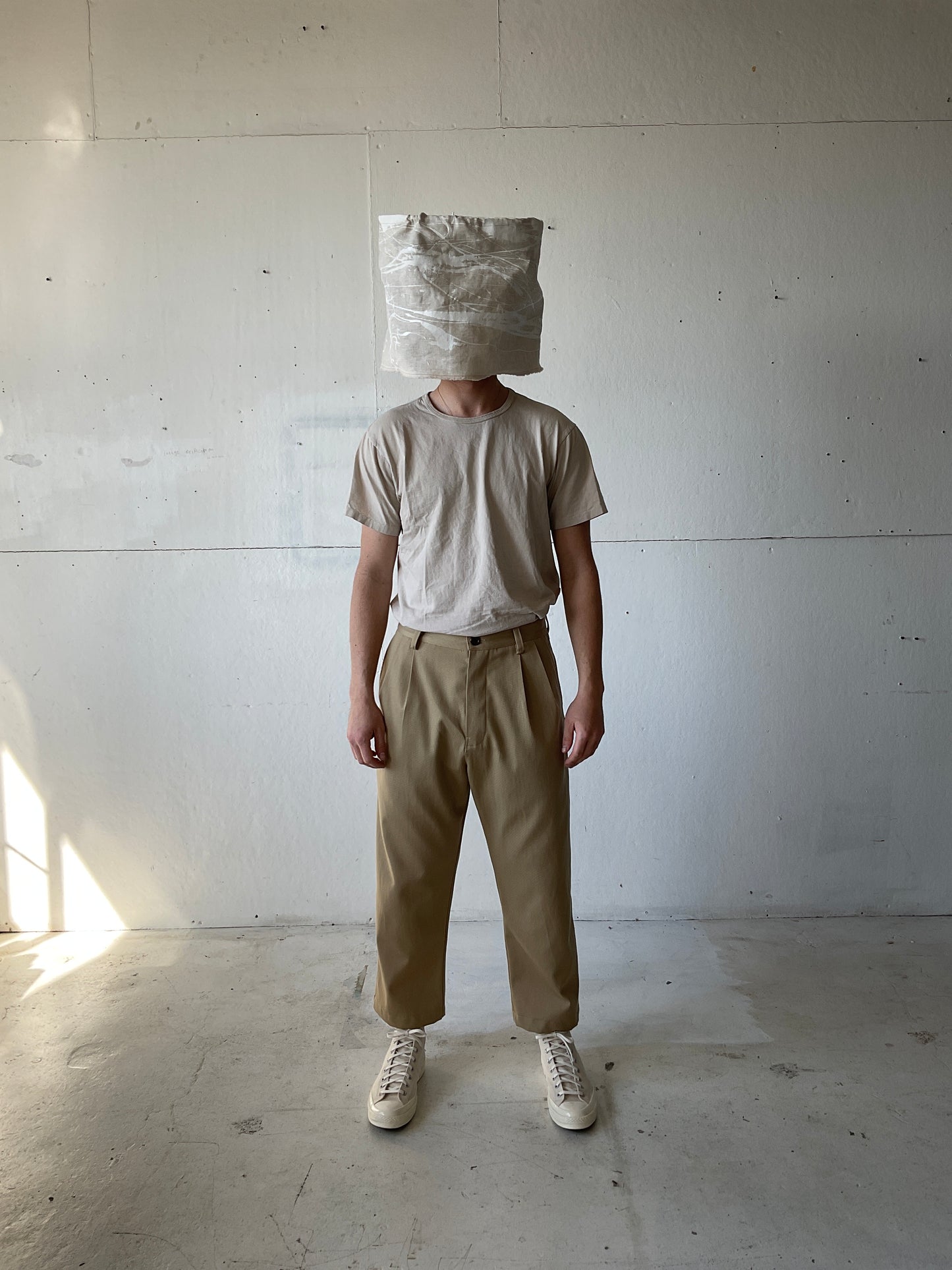 Dress Pants in Cotton/Wool Gabardine