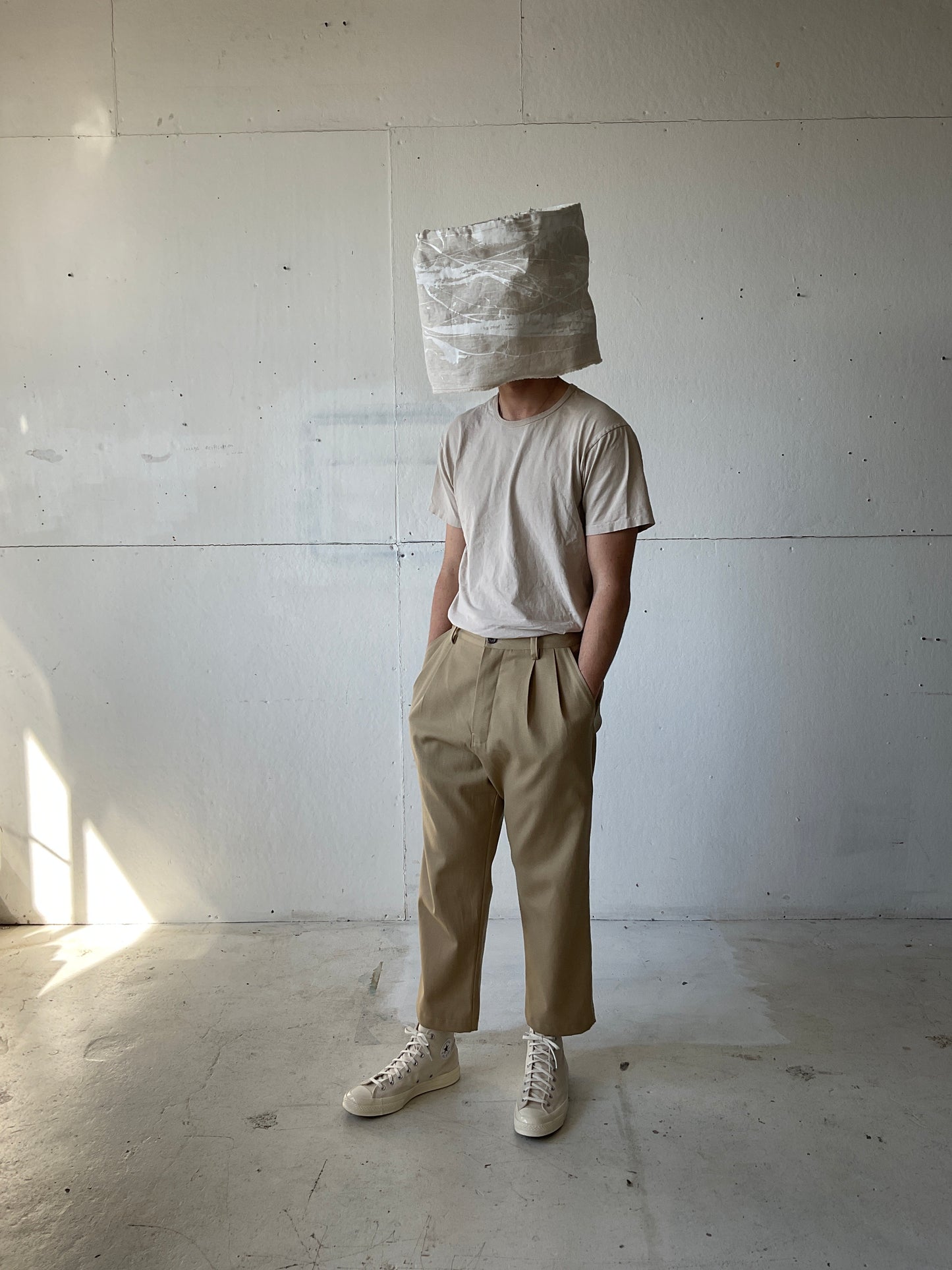 Dress Pants in Cotton/Wool Gabardine
