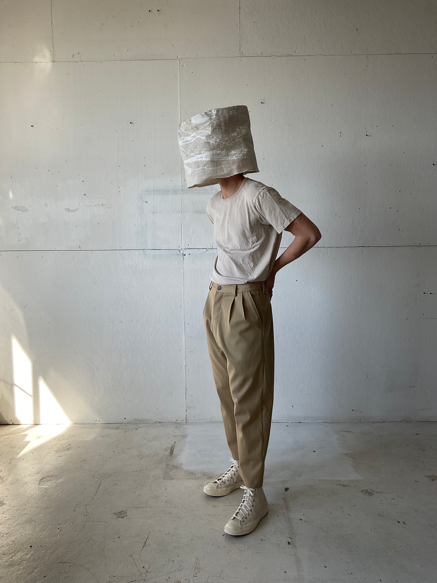Dress Pants in Cotton/Wool Gabardine