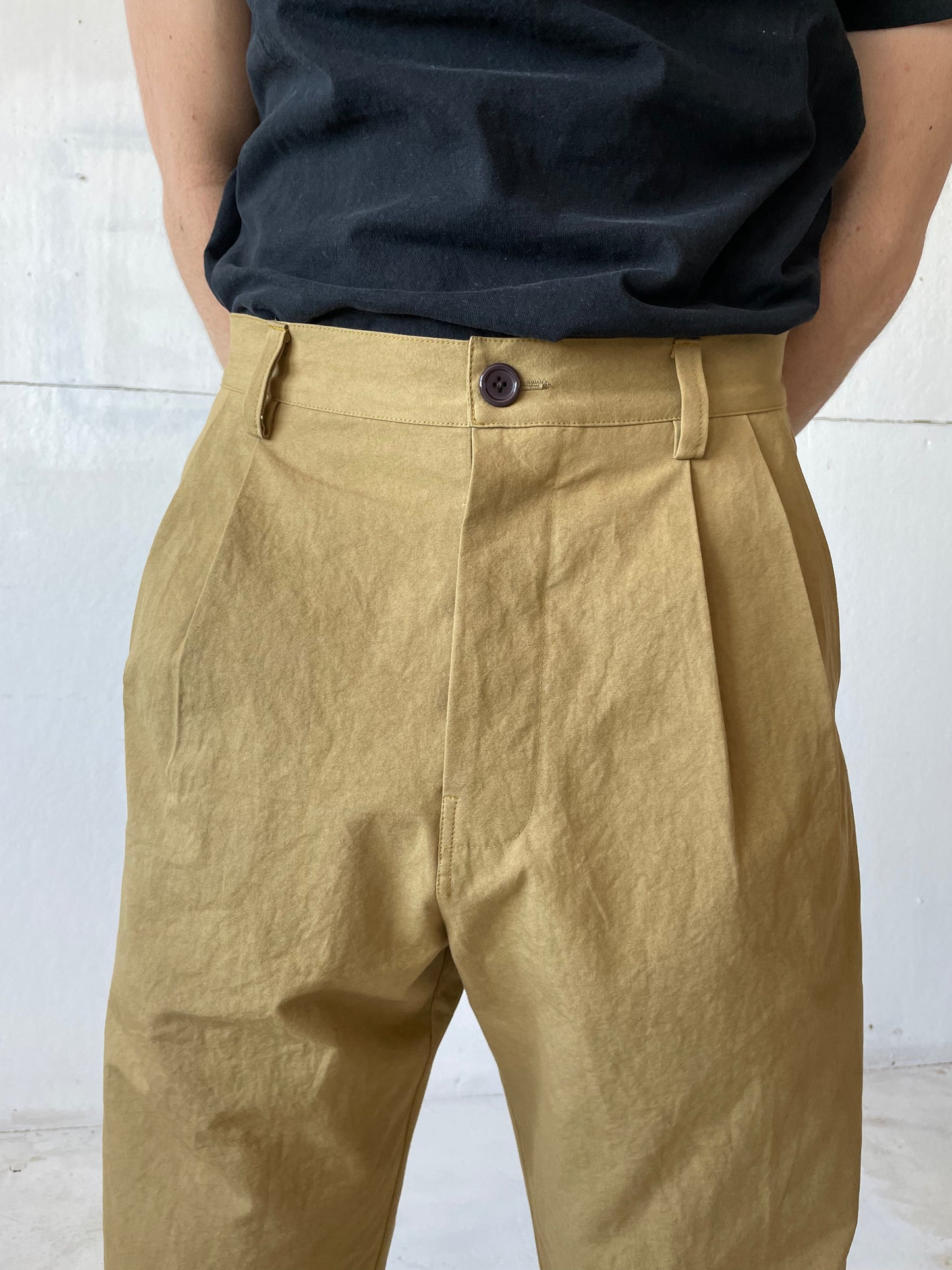 Dress Pants in Cotton Plain Weave