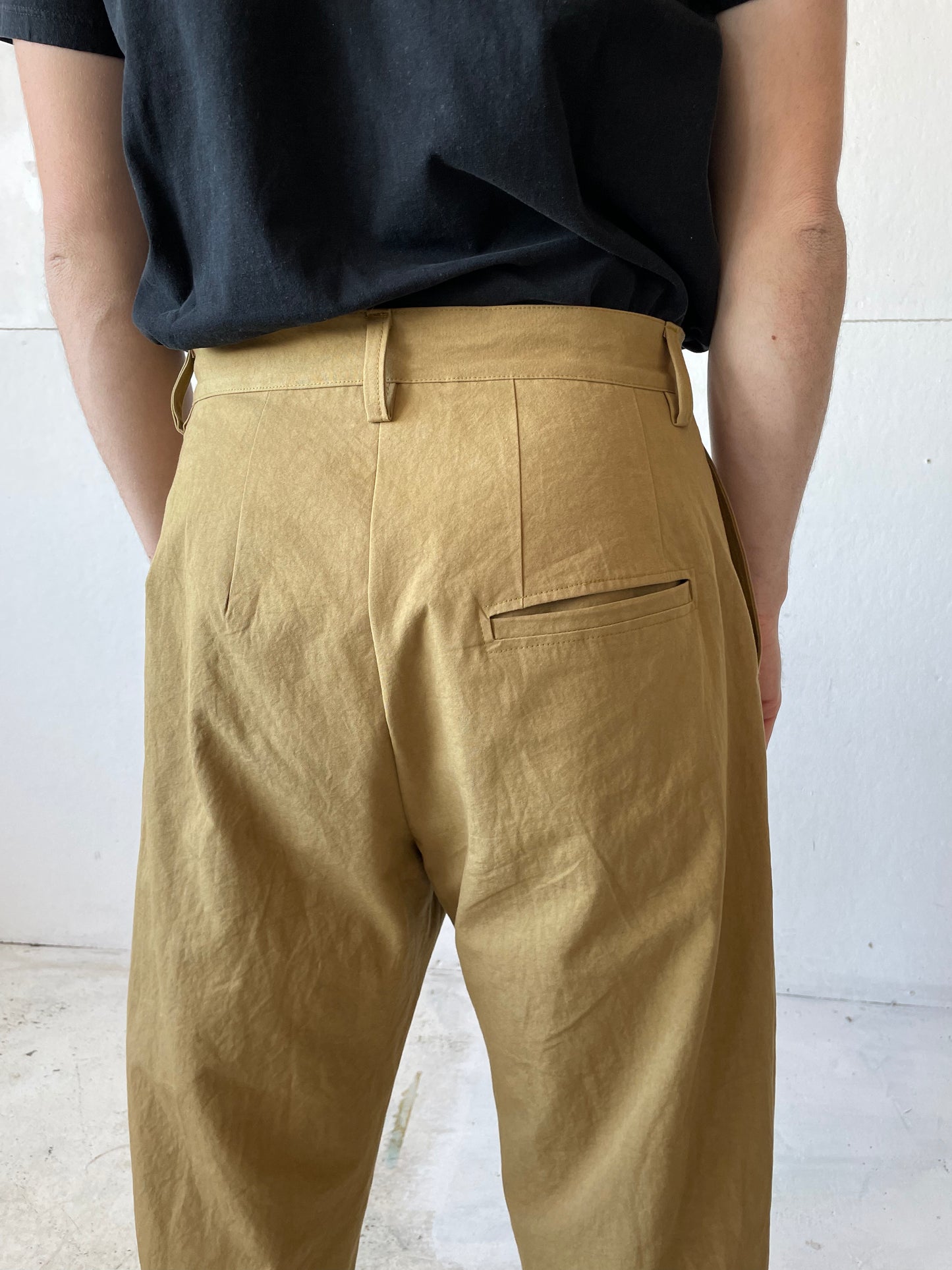 Dress Pants in Cotton Plain Weave