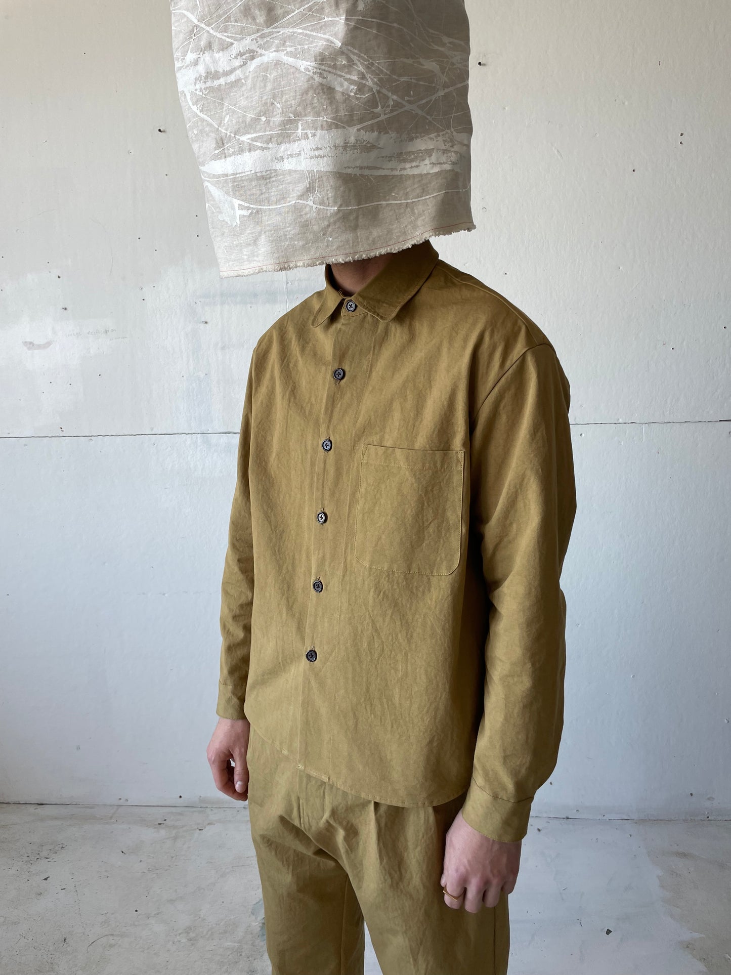 Tent Shirt in Cotton Plain Weave