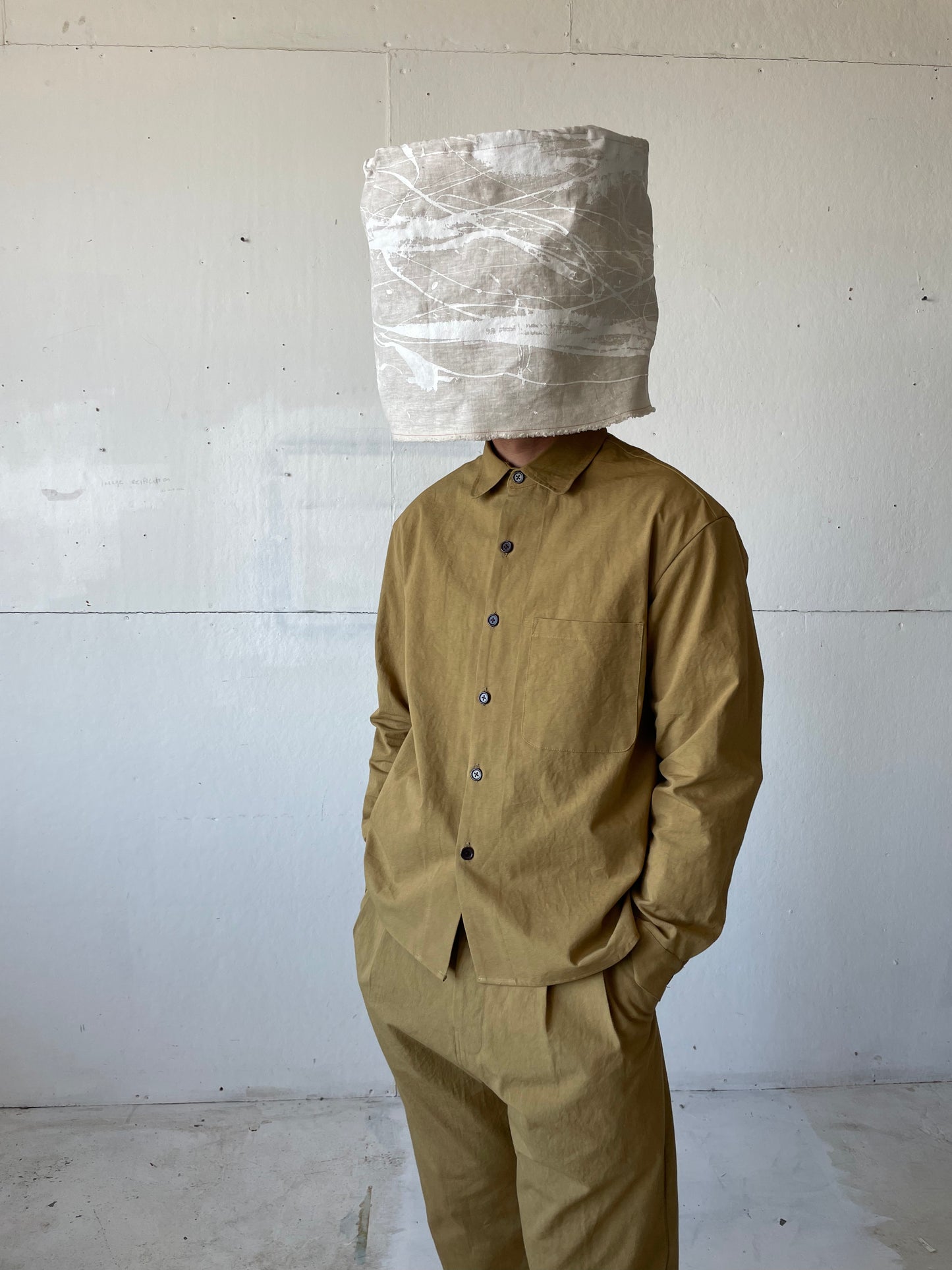 Tent Shirt in Cotton Plain Weave