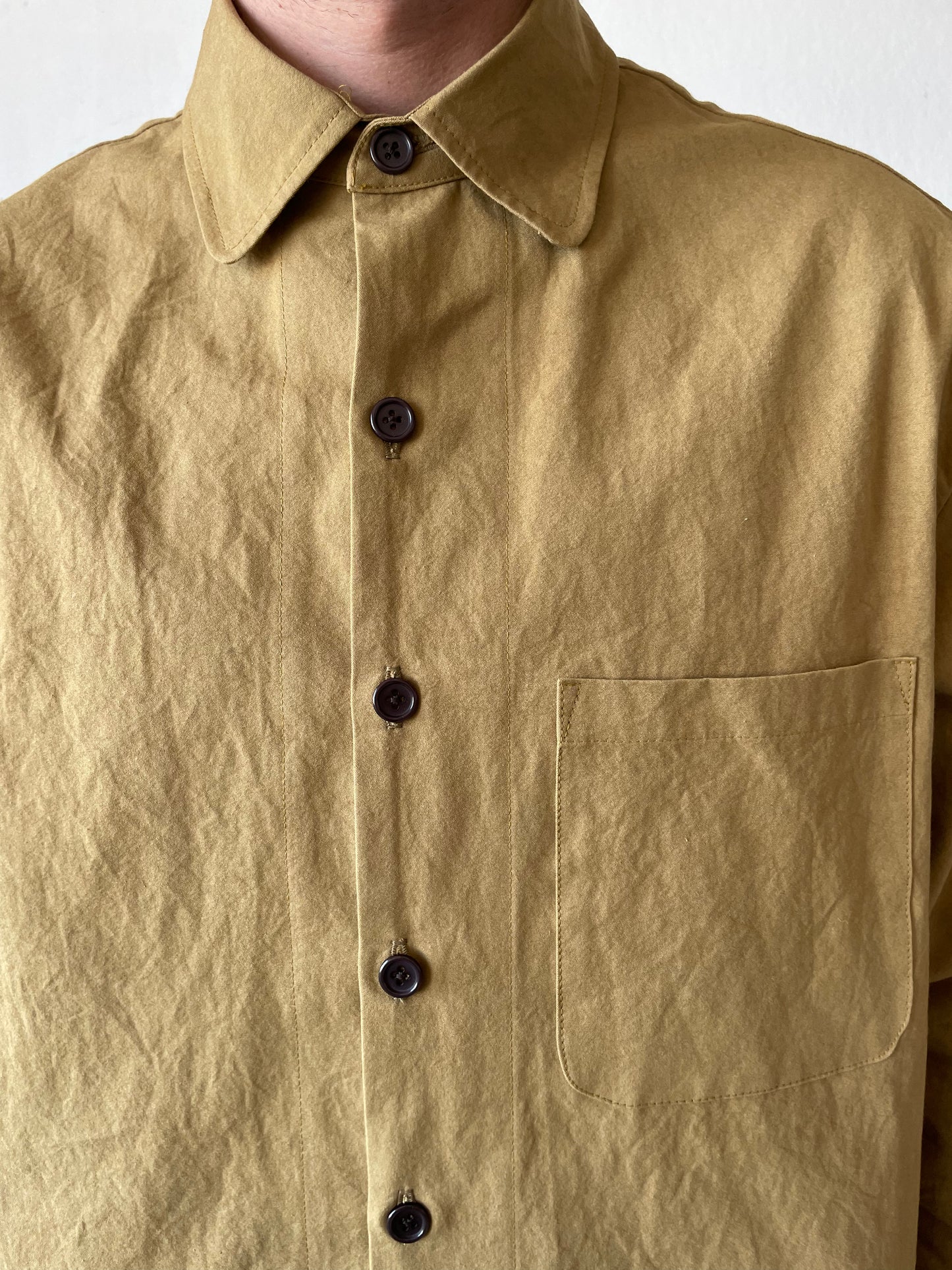 Tent Shirt in Cotton Plain Weave