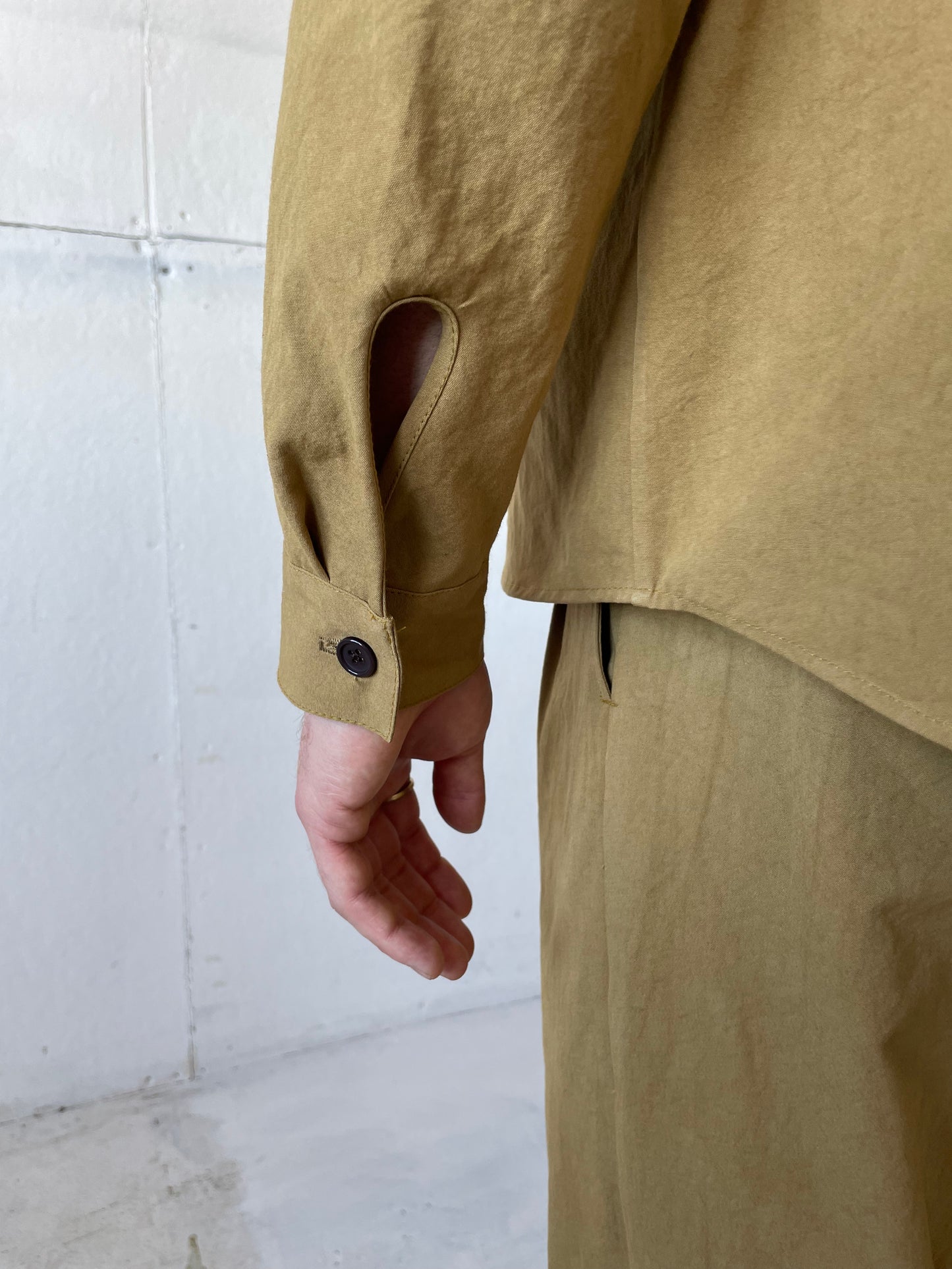 Tent Shirt in Cotton Plain Weave