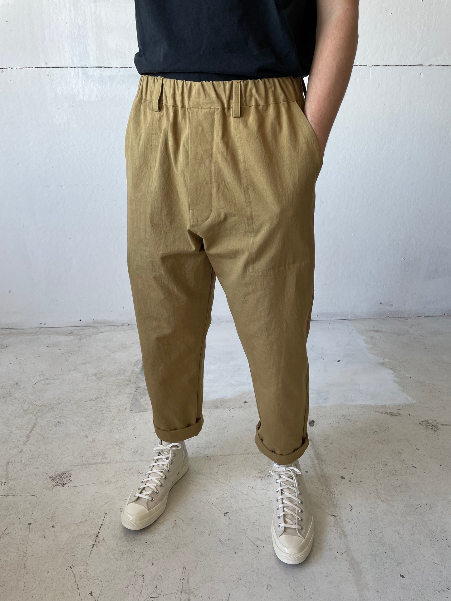 Work Pants in Cotton Plain Weave