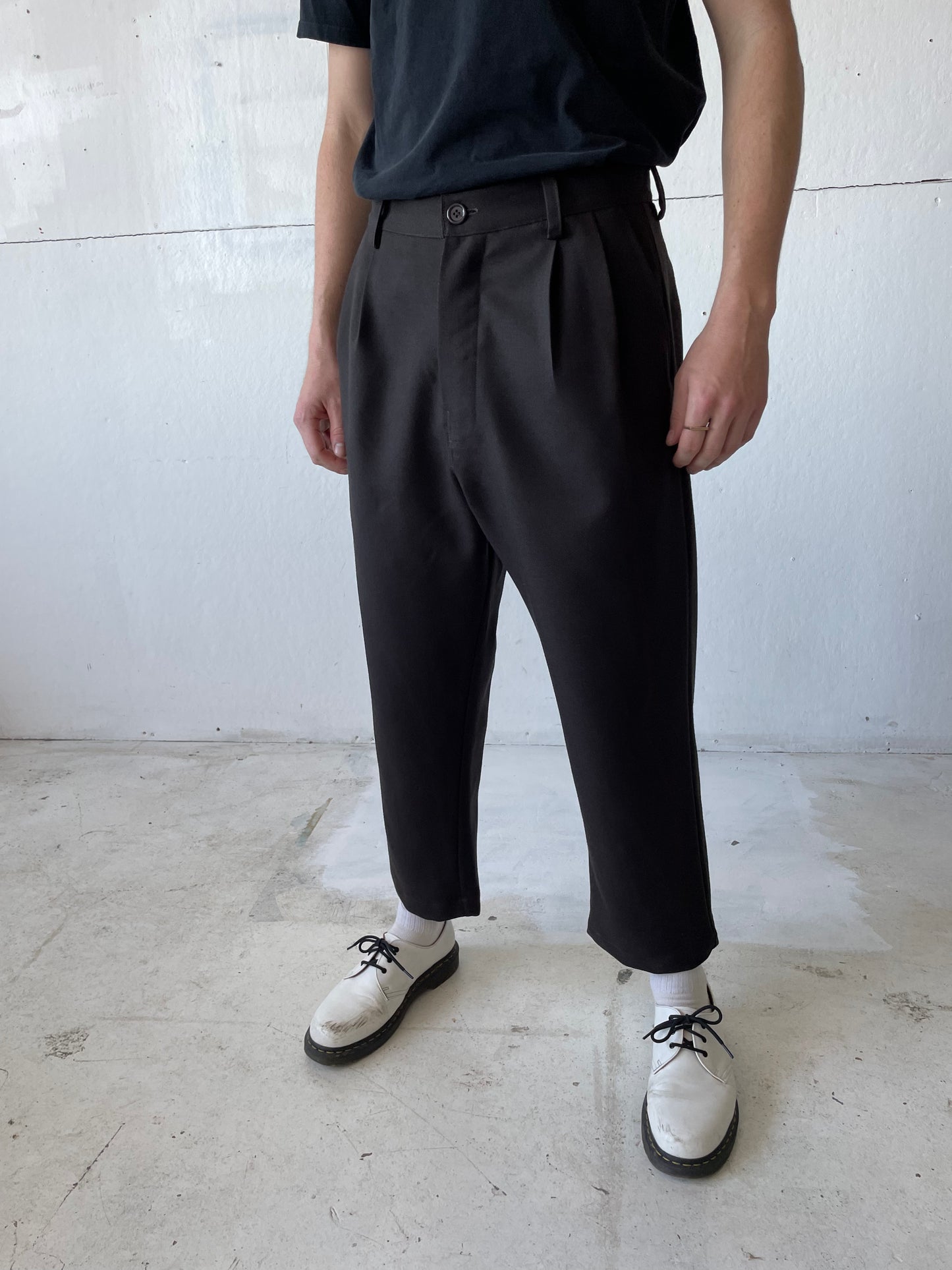 Dress Pants in Wool Gabardine