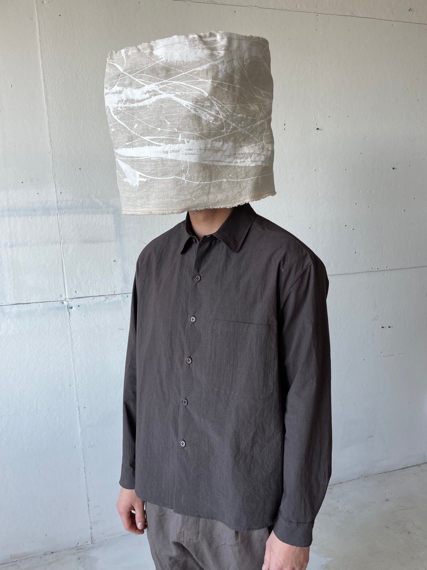 Tent Shirt in Cotton Typewriter Cloth