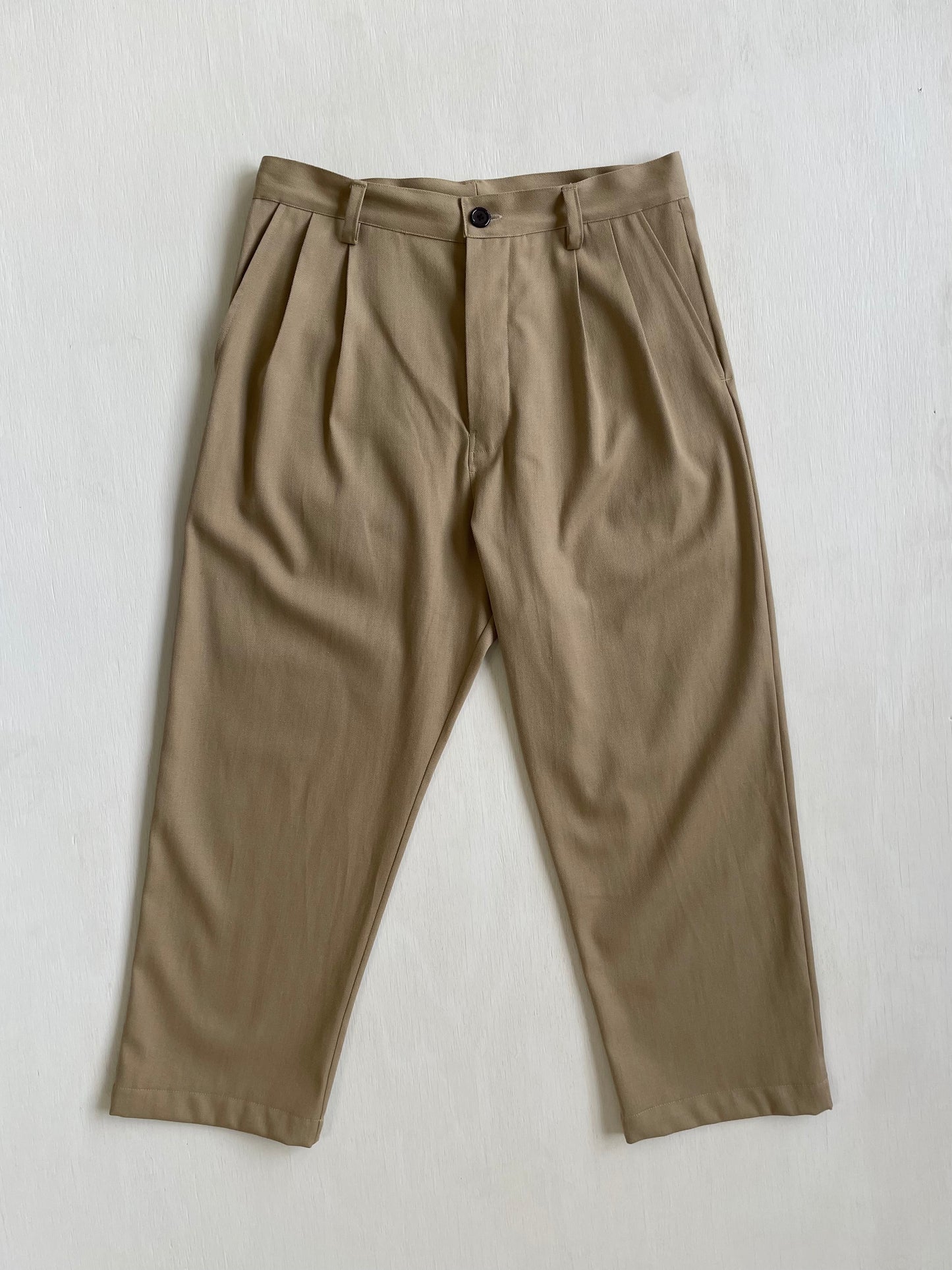 Dress Pants in Cotton/Wool Gabardine