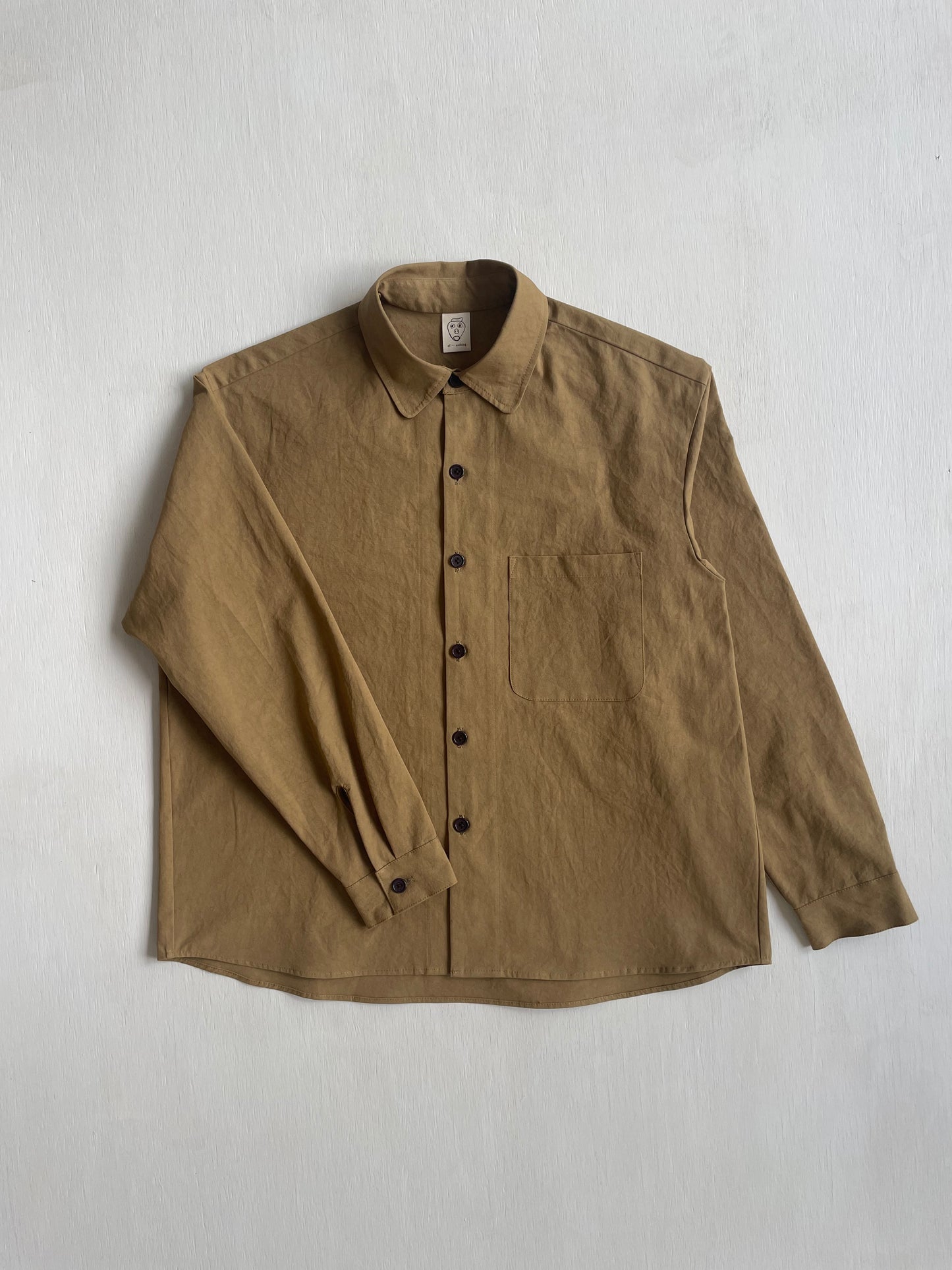 Tent Shirt in Cotton Plain Weave