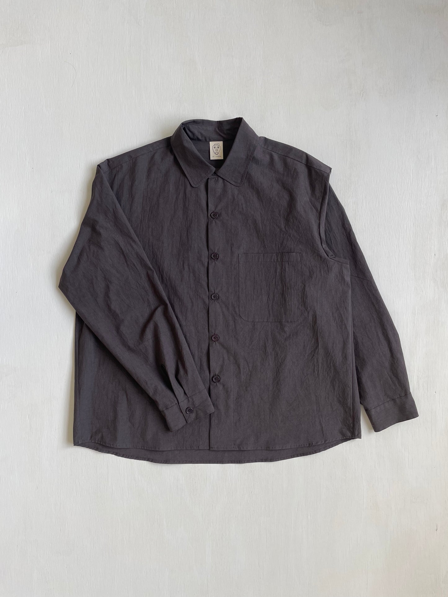 Tent Shirt in Cotton Typewriter Cloth