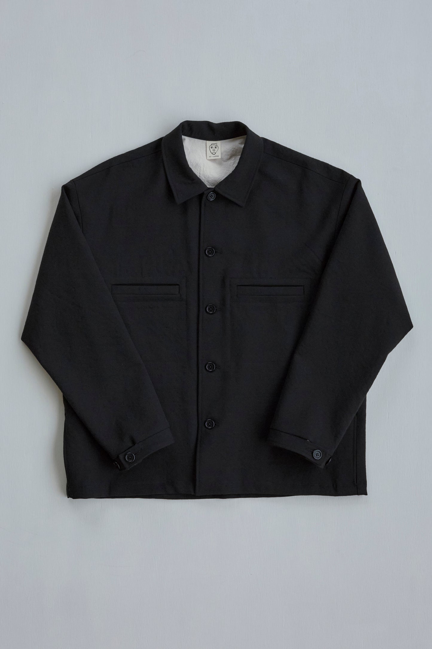 Work Shirt in Wool Gabardine