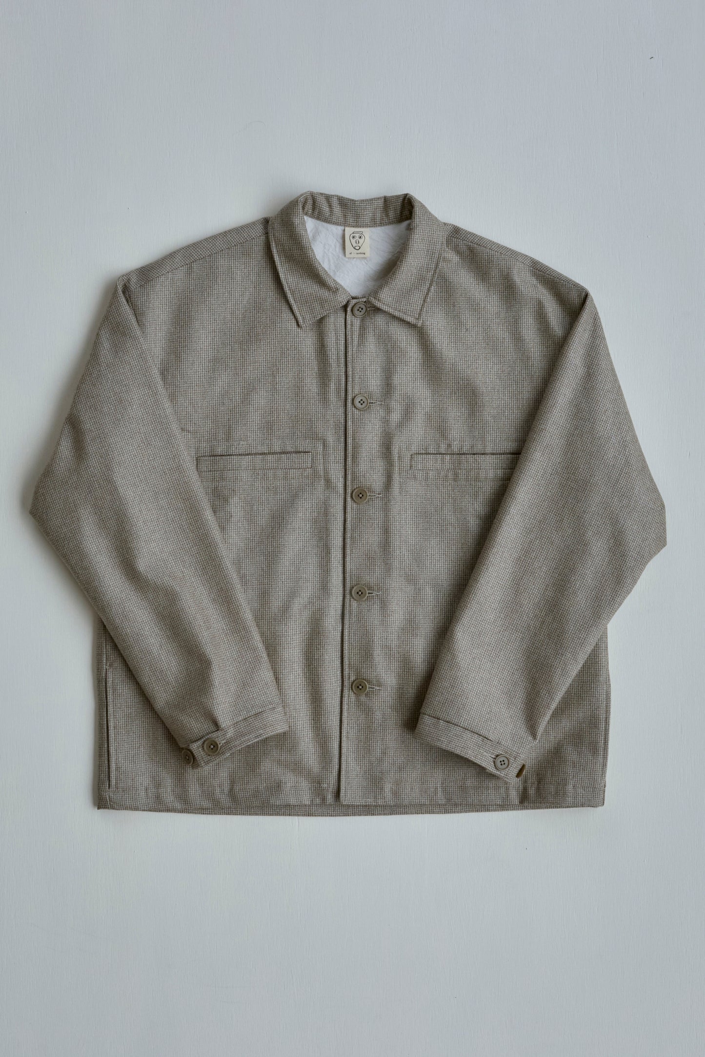 Work Shirt in Wool / Cashmere Flannel