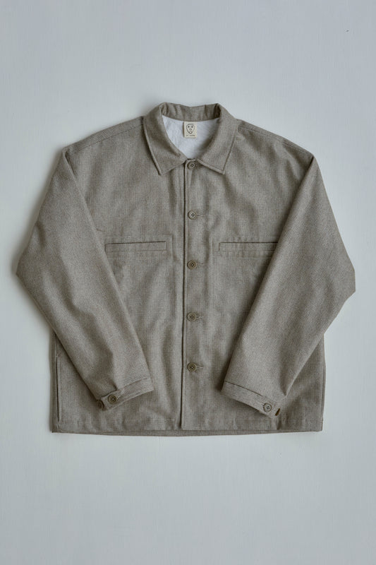 Work Shirt in Wool / Cashmere Flannel