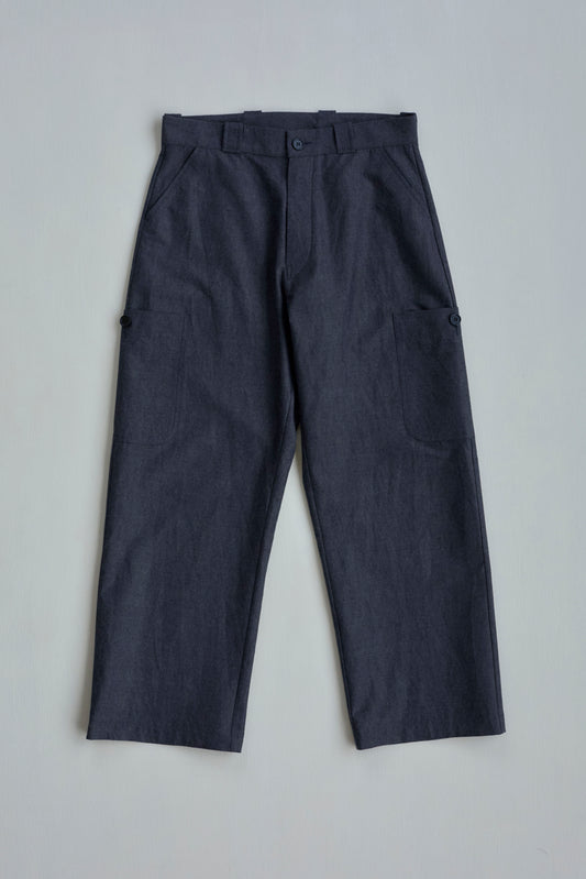 Utility Pants in Wool / Cotton Buff