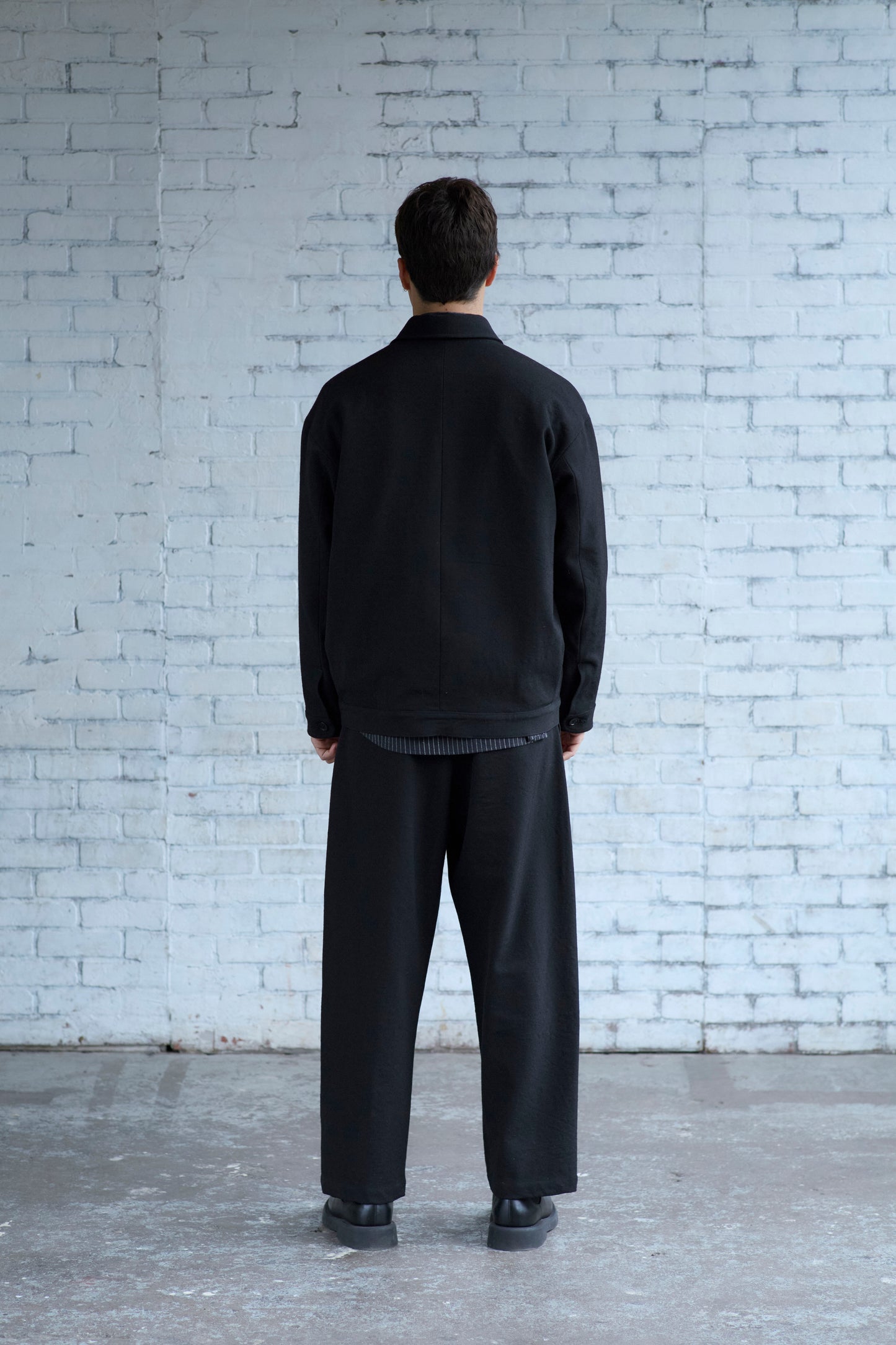 Dad's Jacket in Wool Gabardine