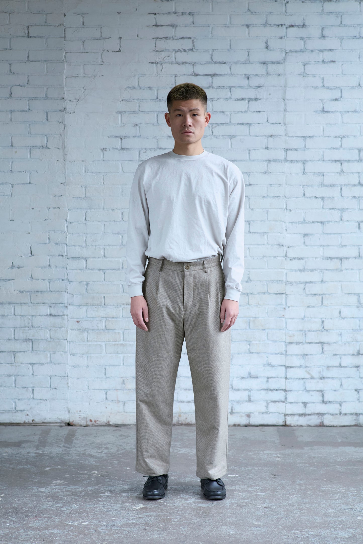 Dress Pants in Wool / Cashmere Flannel