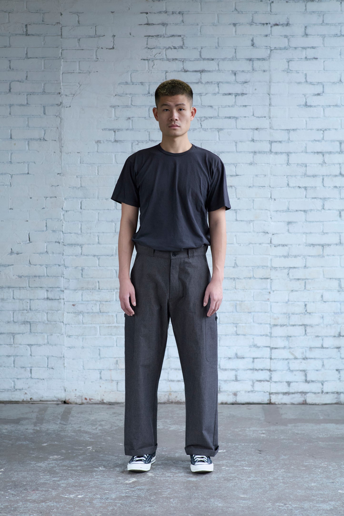 Utility Pants in Wool / Cotton Buff