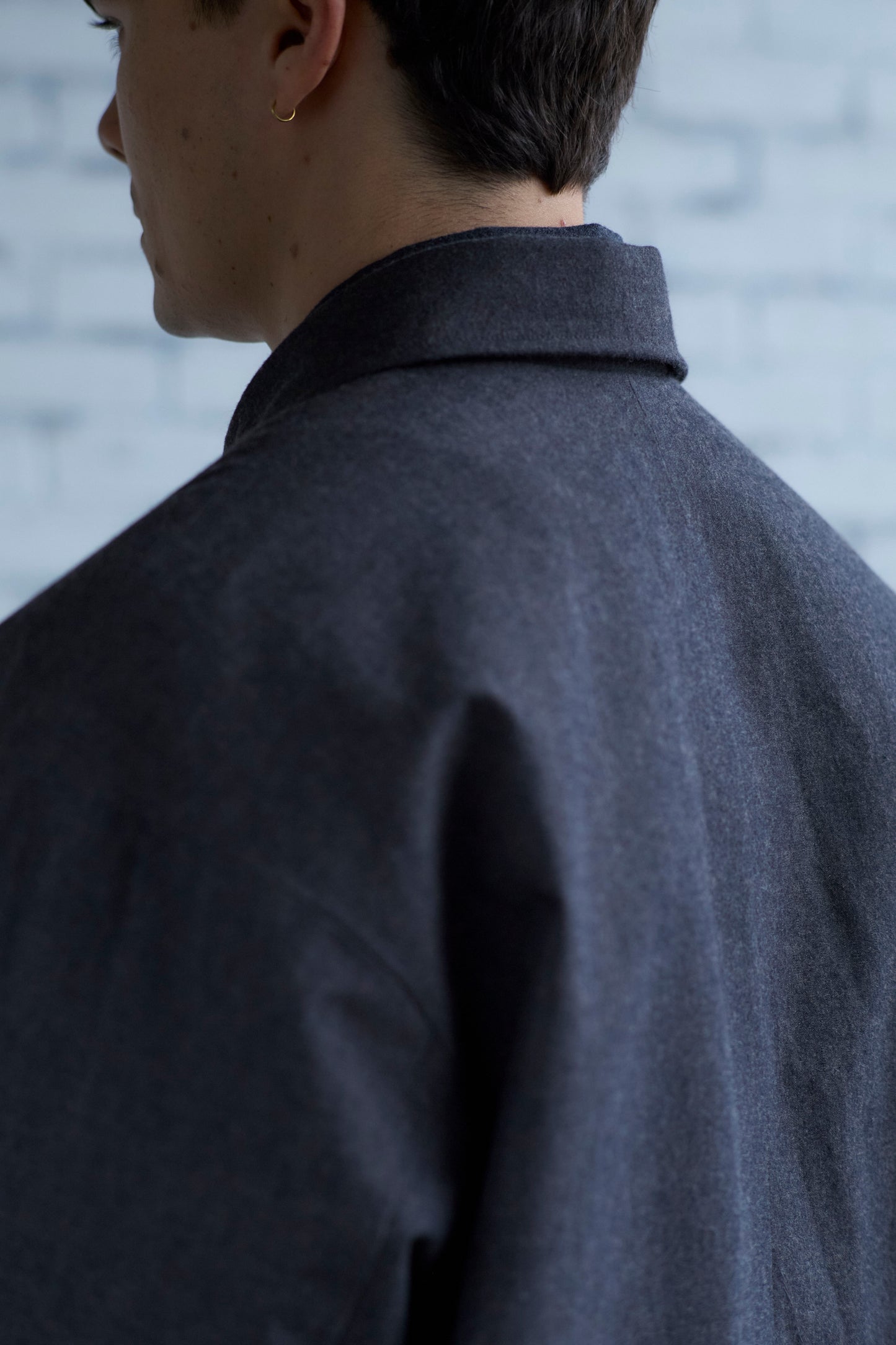 Dad's Jacket in Wool / Cotton Buff