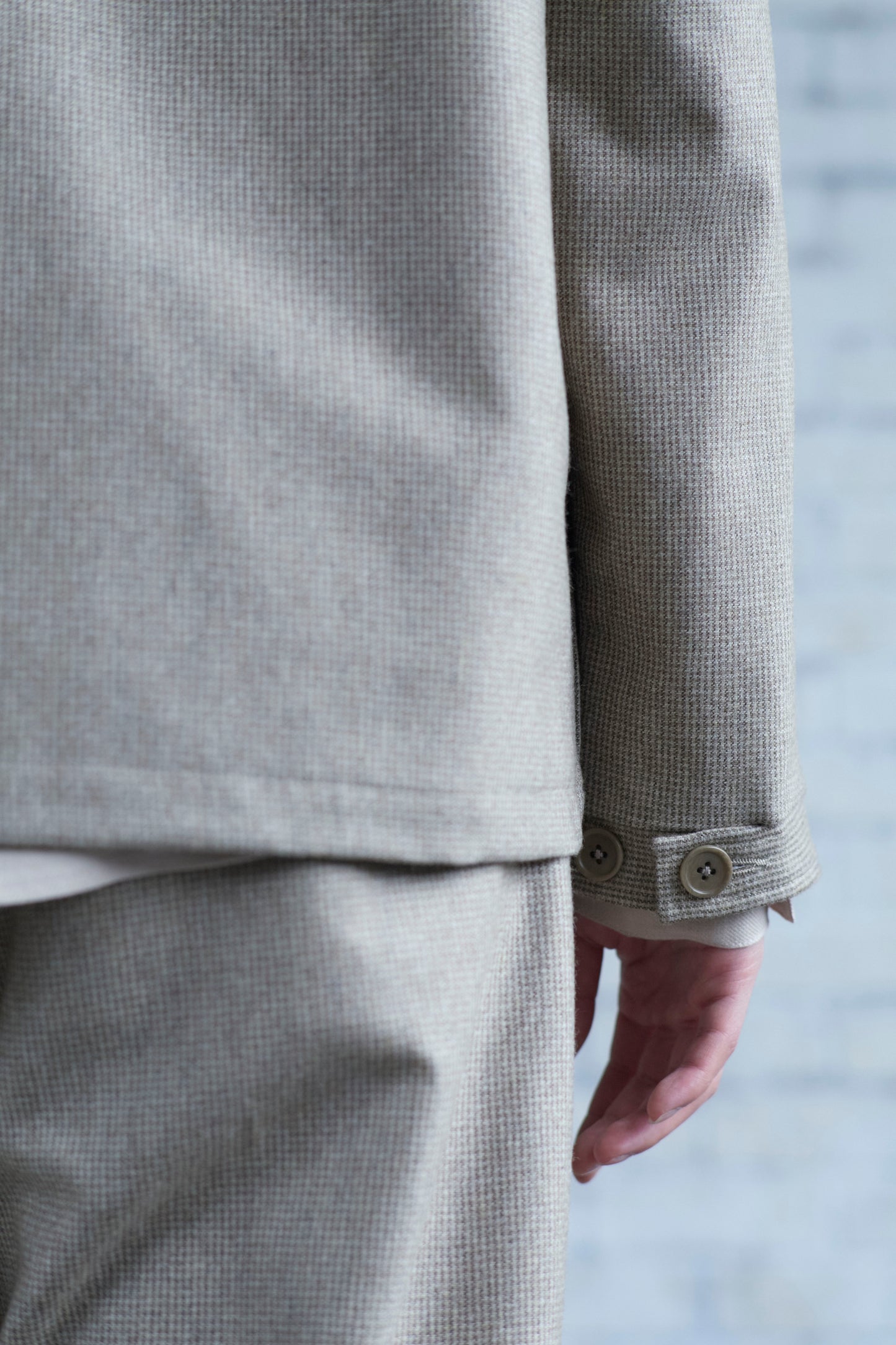 Work Shirt in Wool / Cashmere Flannel