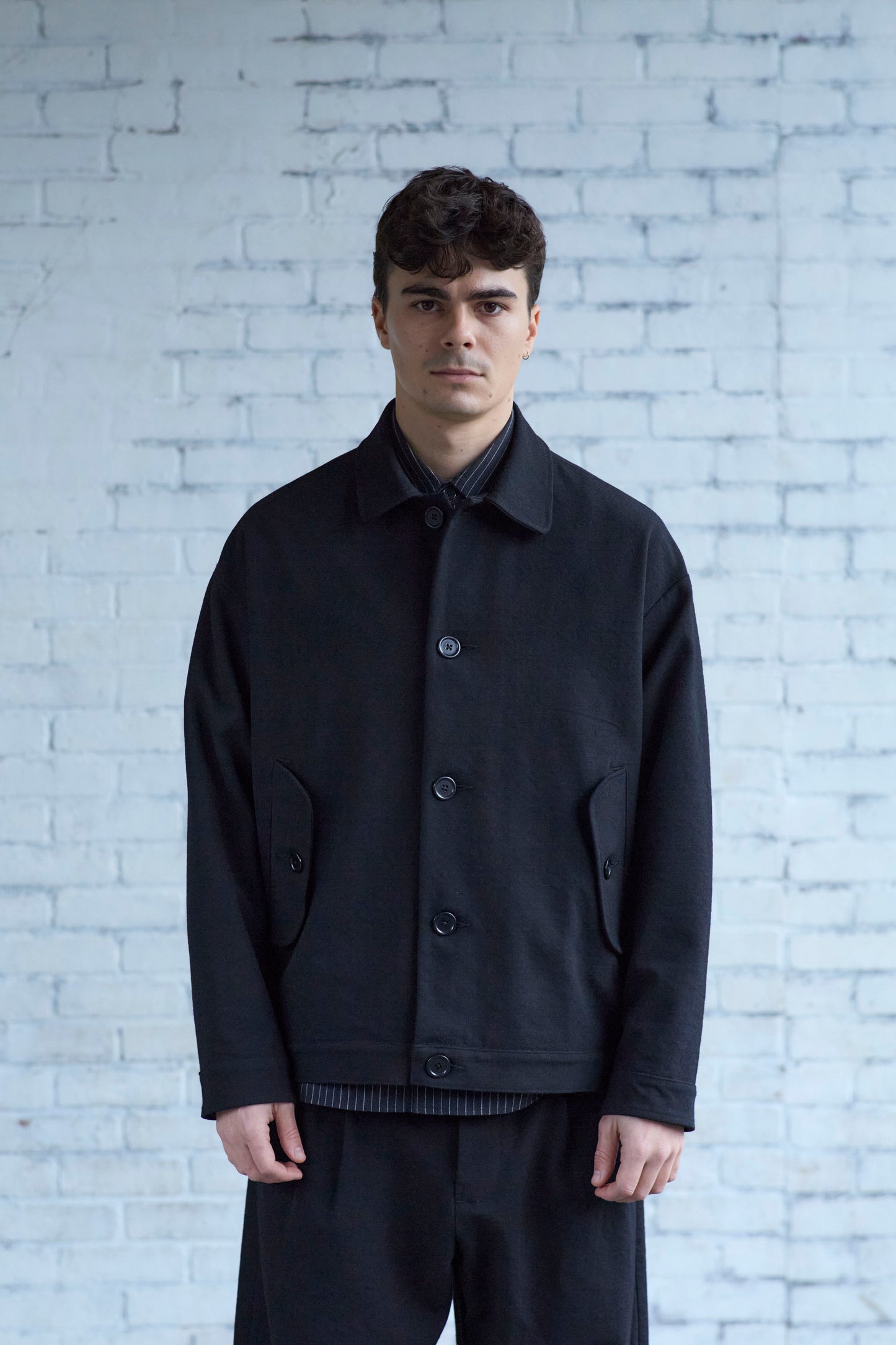 Dad's Jacket in Wool Gabardine