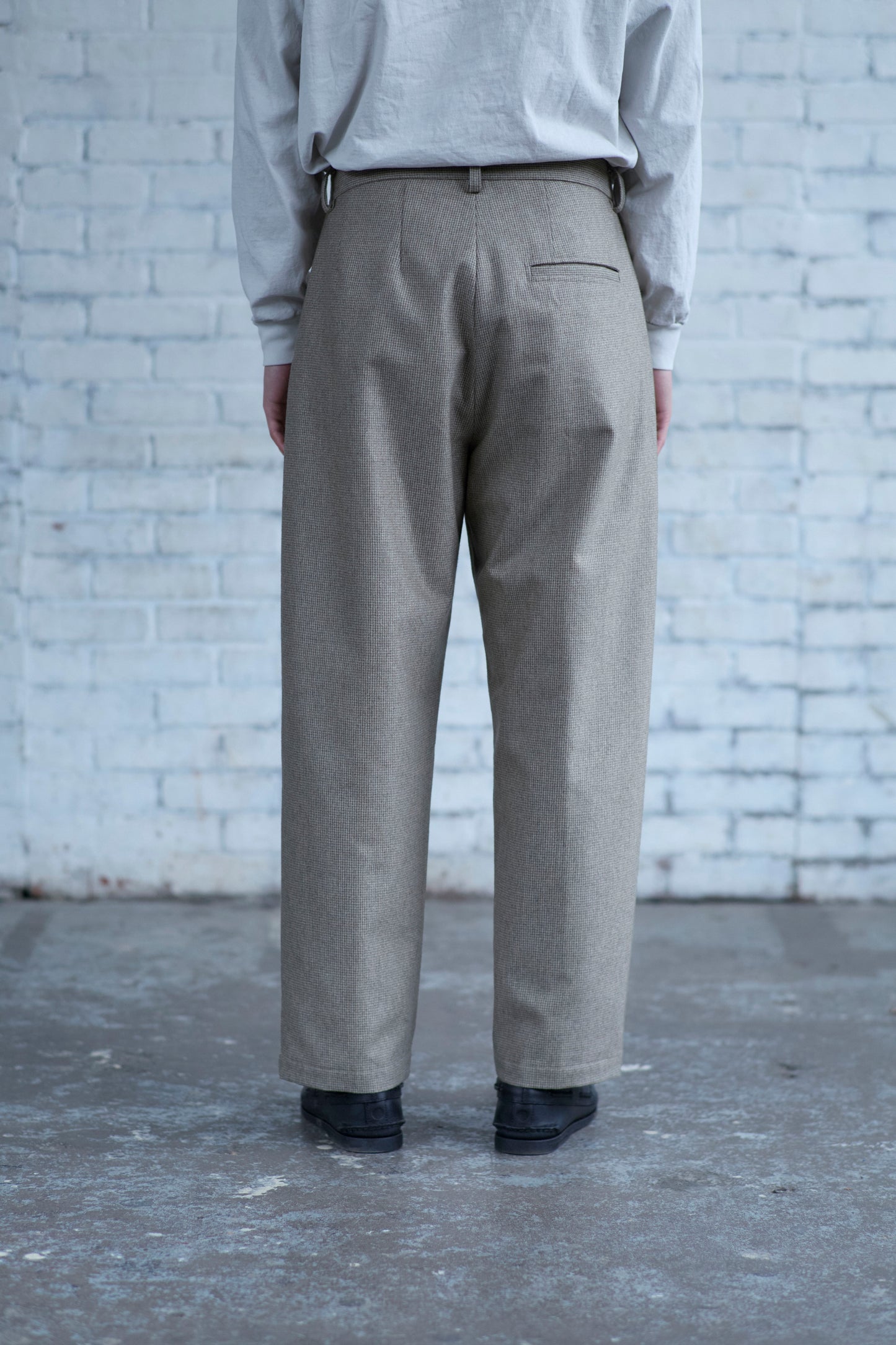 Dress Pants in Wool / Cashmere Flannel