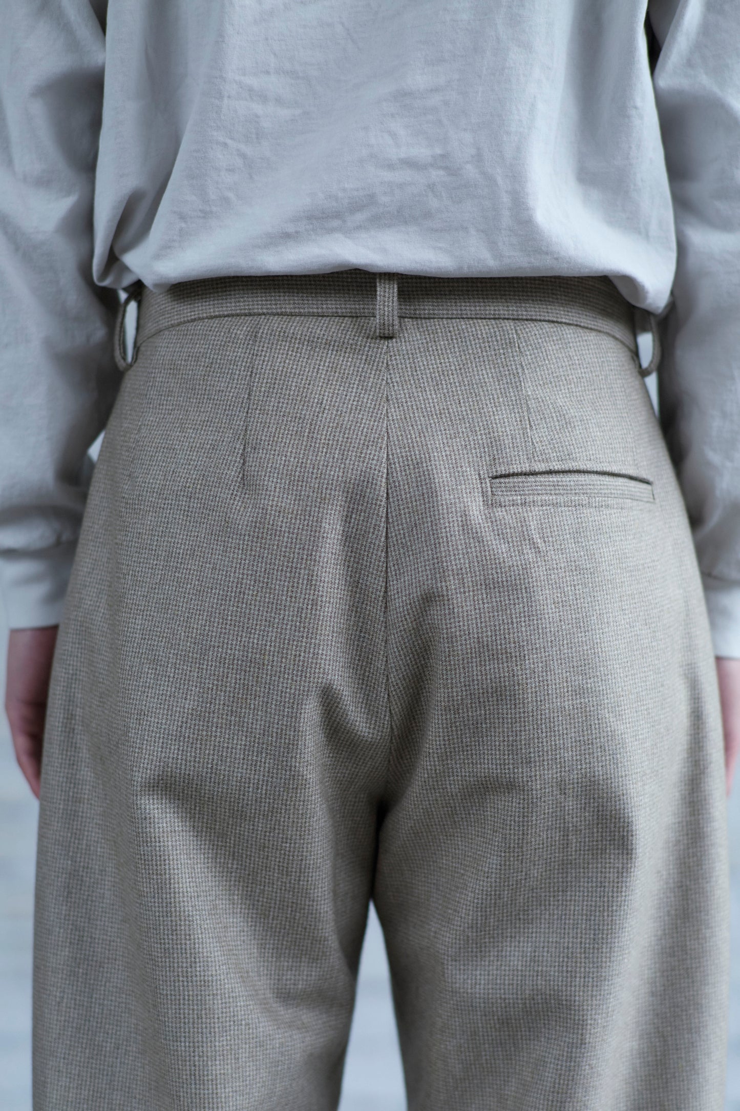 Dress Pants in Wool / Cashmere Flannel