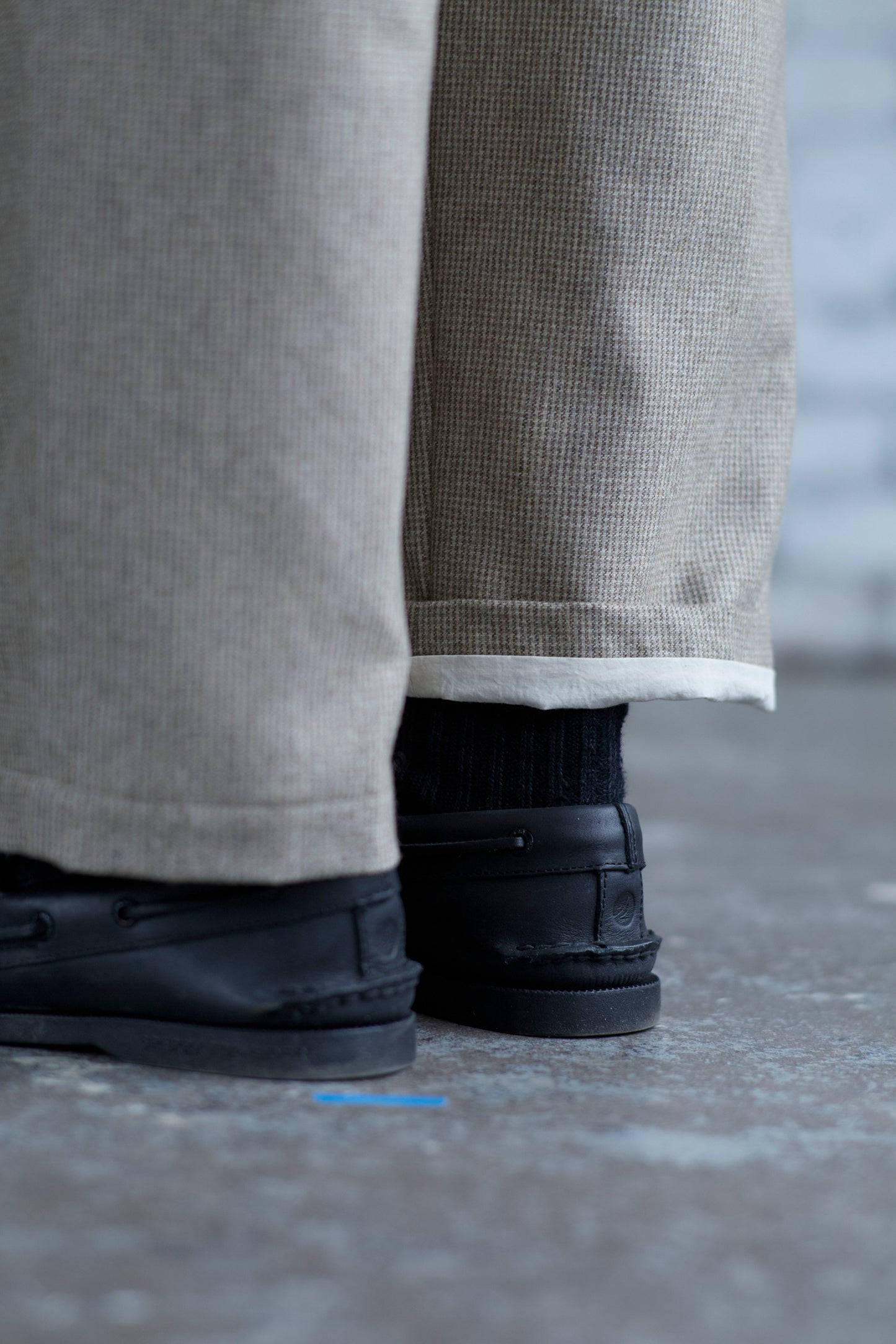 Dress Pants in Wool / Cashmere Flannel