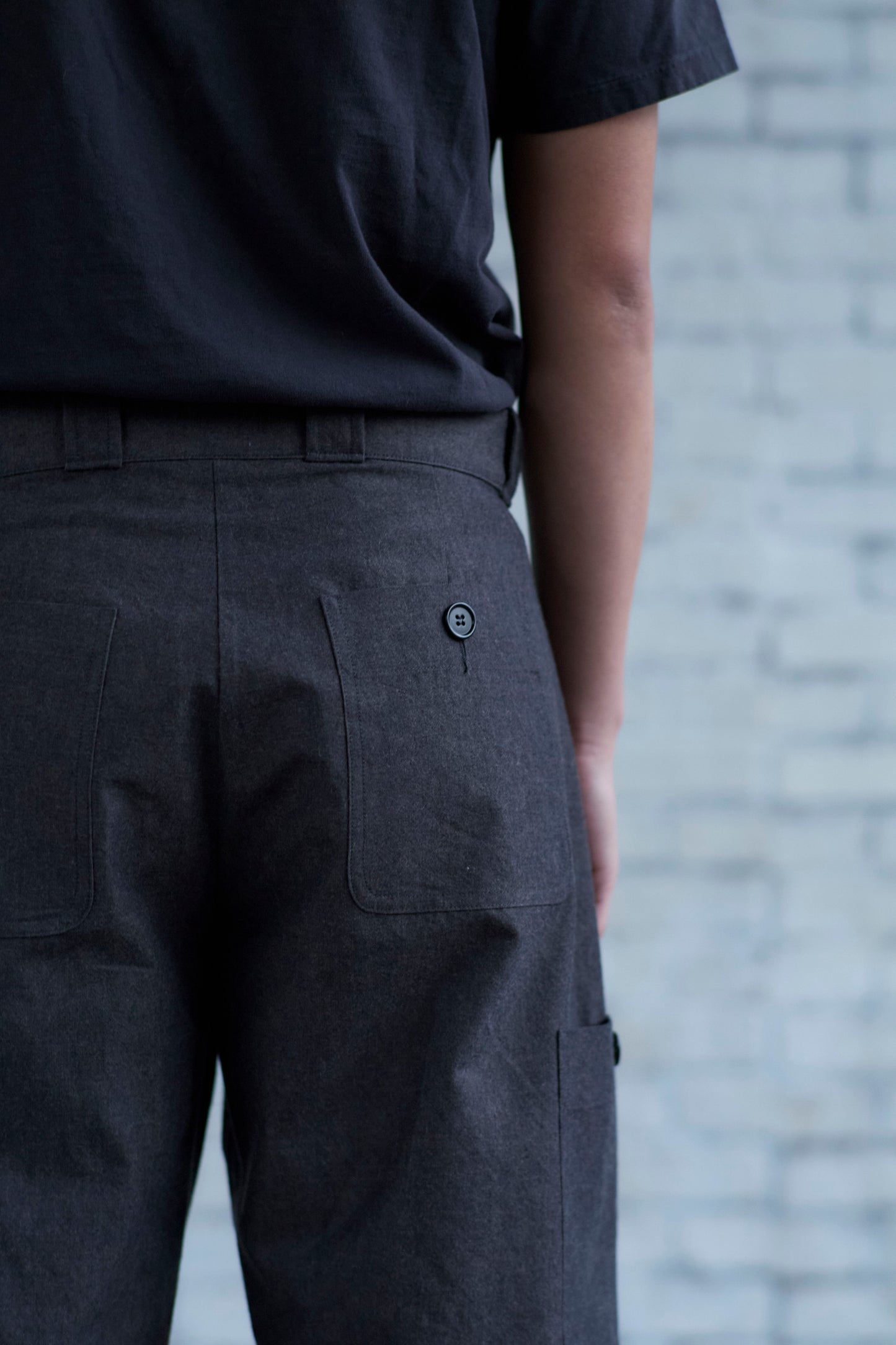 Utility Pants in Wool / Cotton Buff